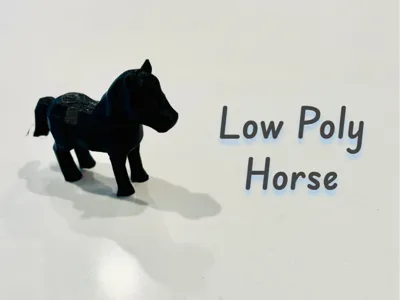 Low Poly Horse