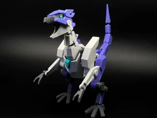 「凯亚星球」谐晶仿生迅猛龙|多关节可动