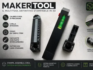 MAKERTOOL — Smart, Compatto, Indispensabile.
