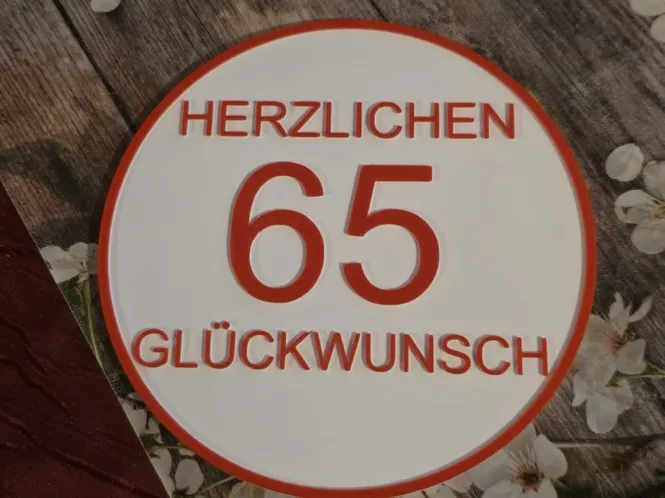 65 Geburtstag  