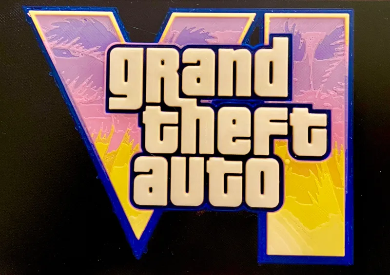 GTA 6 Logo - Filament Painting