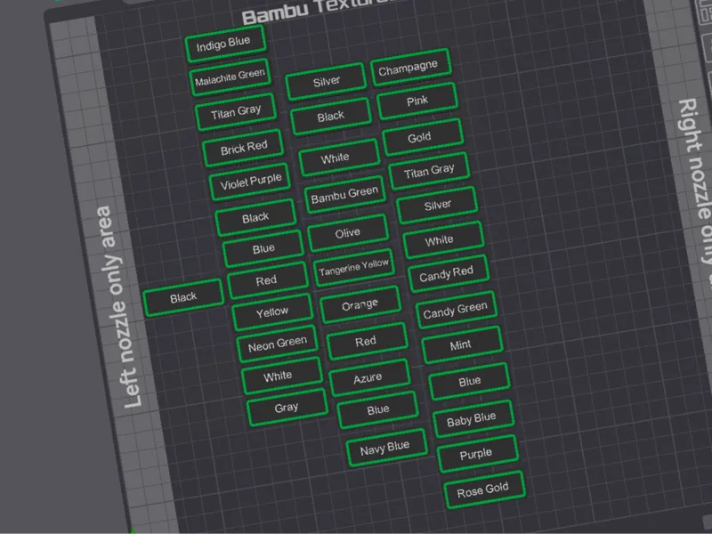 Cereal box Label Color names Via bambu labs