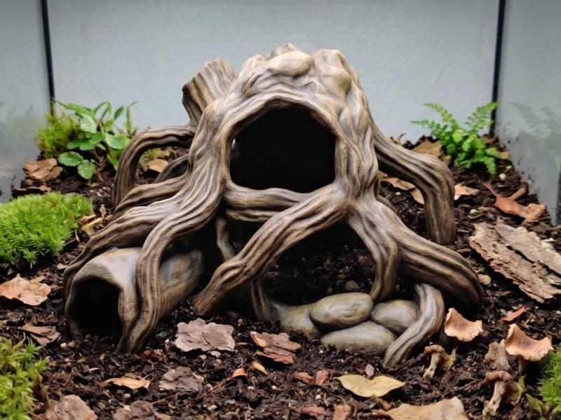 Terrarium Aquarium Tree Root Cave Cavern