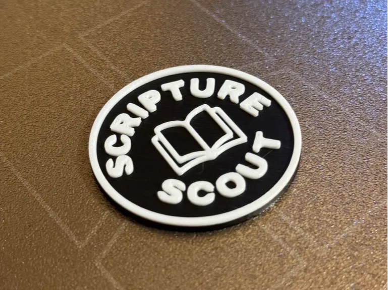 Scripture Scout Coin Token Badge