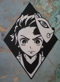 Décoration murale Tanjiro (Demon Slayer / Kimetsu no Yaiba) — photo 3