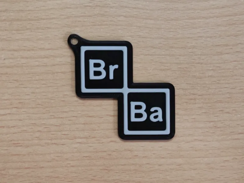 Breaking Bad Logo Keychain – 3D Printable Fan Art