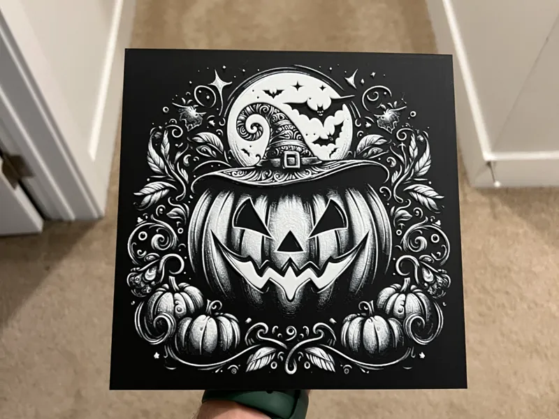 Pumpkin Witch Hueforge