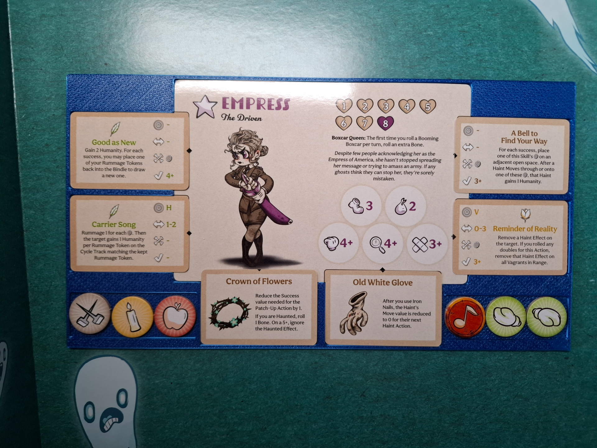Vagrantsong player dashboard (no sleeves)