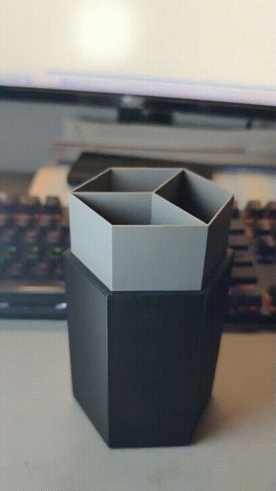 Do you understand machining? Smooth Hexagonal Pen Holder