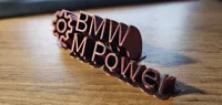 Plaque logo BMW M Power — photo 2