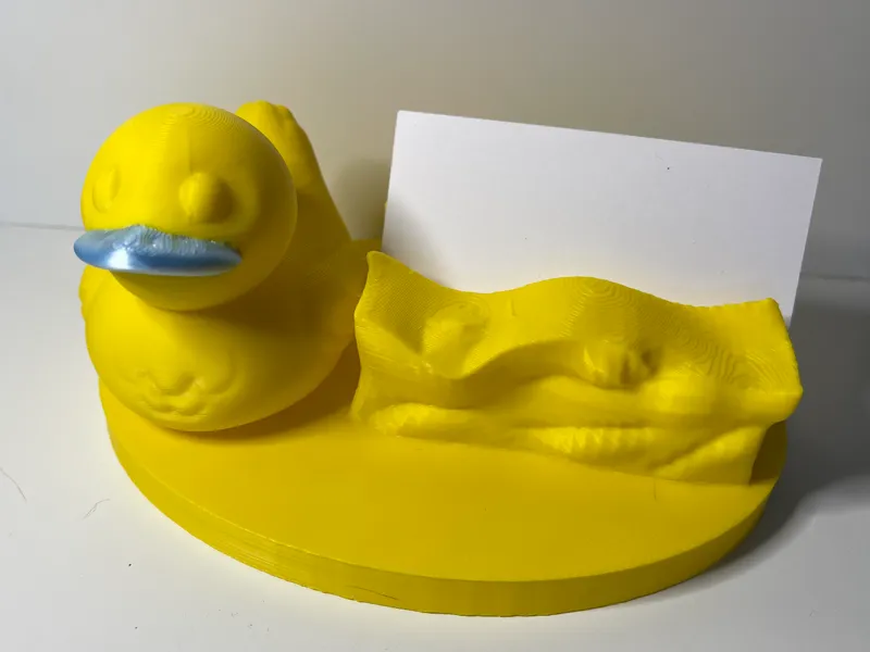 Rubber Duck Business Card Holder