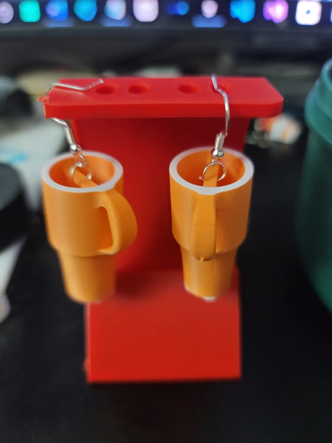 Stanely Cup or Yeti Cup Earrings view 2