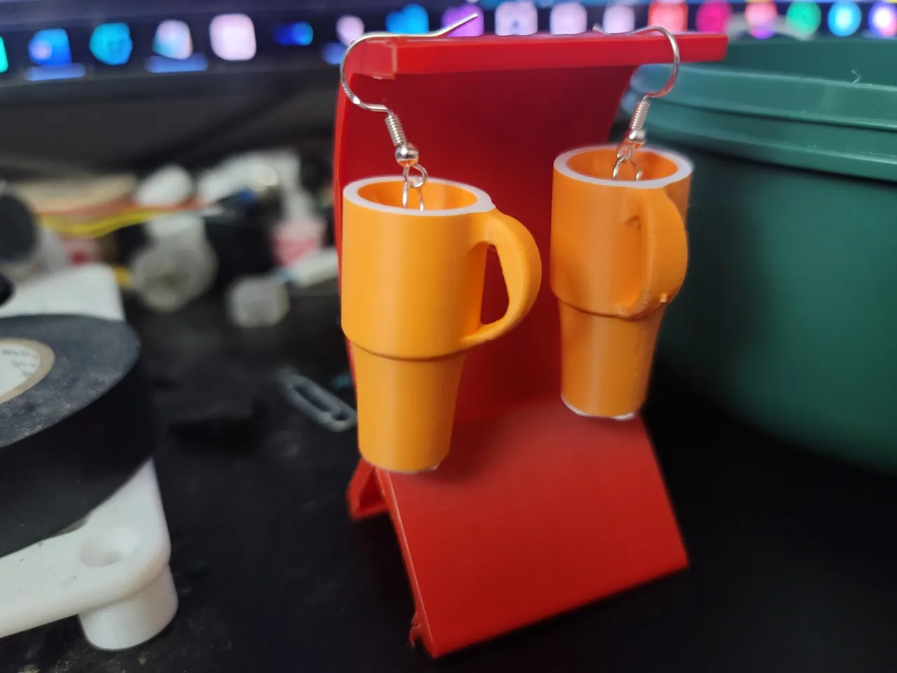 Stanely Cup or Yeti Cup Earrings view 3