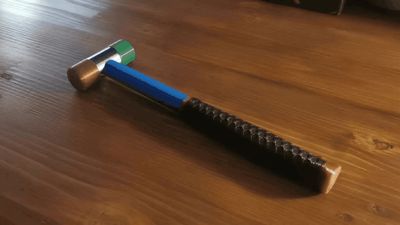 Customizable rubber hammer Ø25mm