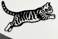 Collection de silhouettes minimalistes de chats — photo 3