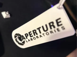 Aperture Laboratories keychain from Portal!!!