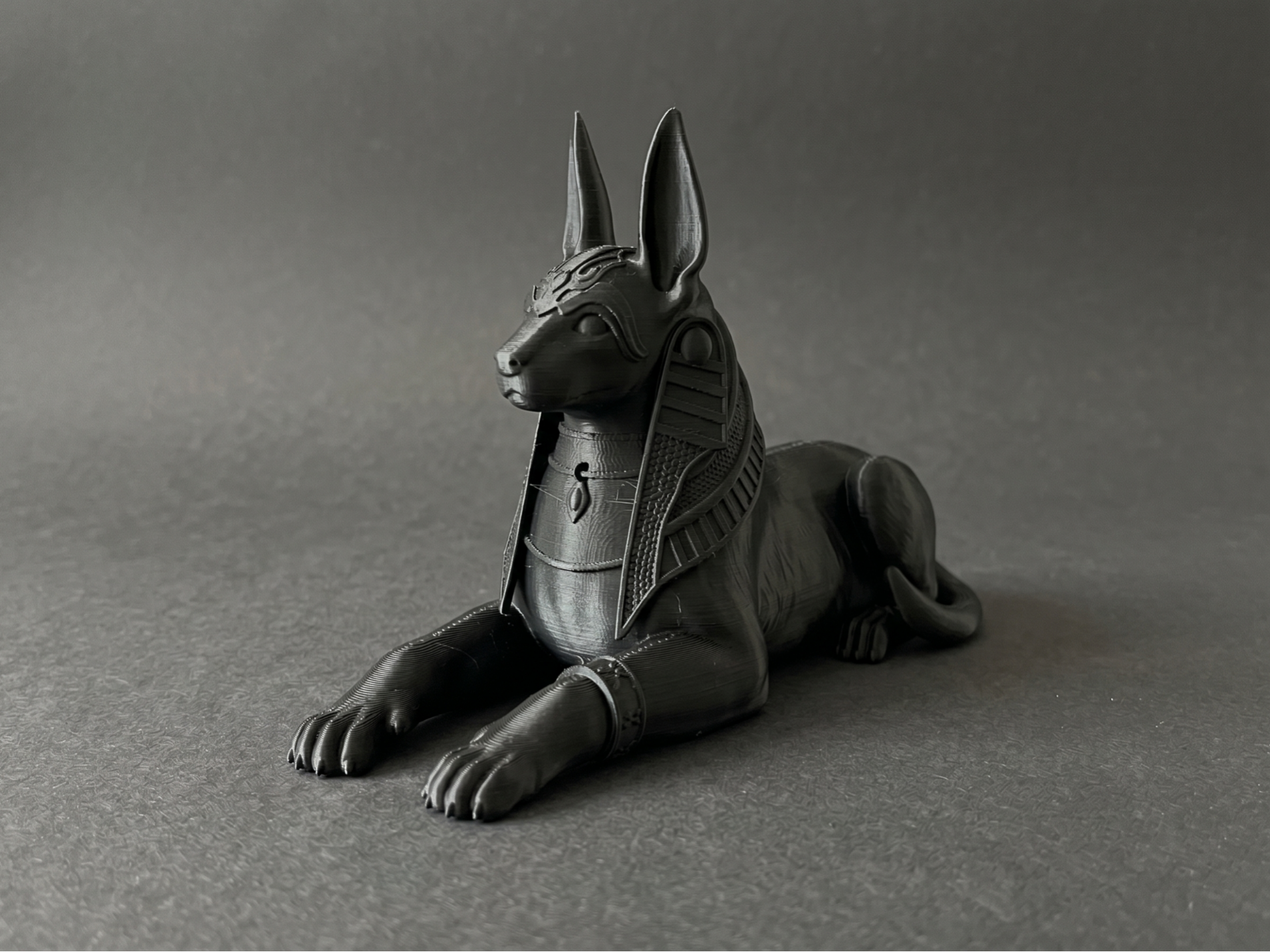 Anubis Statue - Reclining Egyptian Jackal God