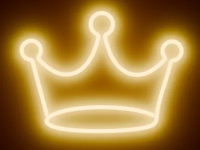 Crown Neon frame (LED)