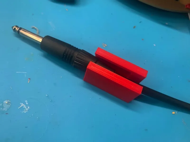 Guitar Cable Command Strip Hanger