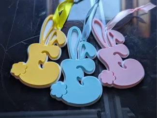 bunny letter E