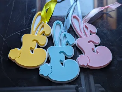 bunny letter E