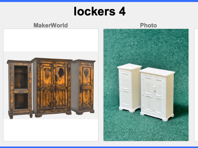 RPG • Dollhouse • Mini: Victorian Era lockers 4