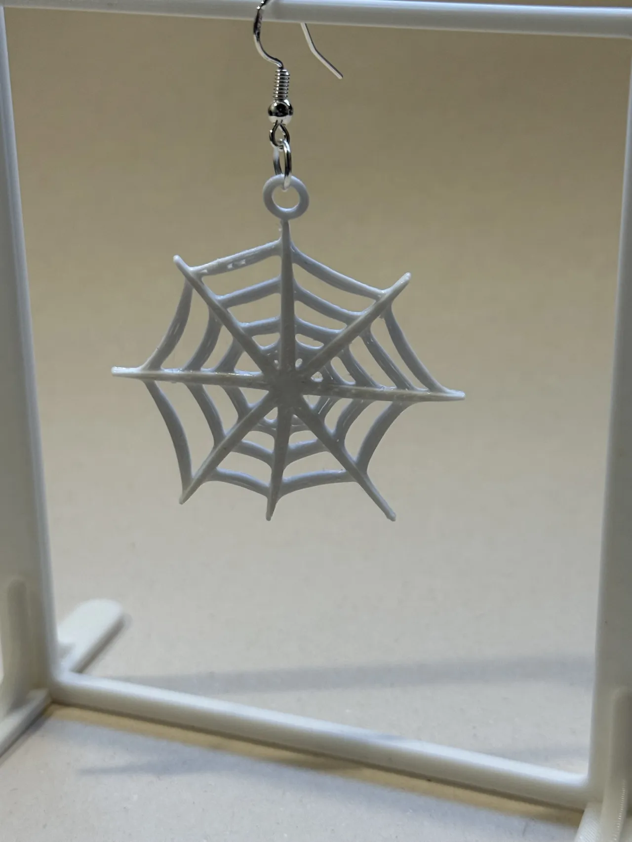 Spider Web Earrings with Optional Spider view 2