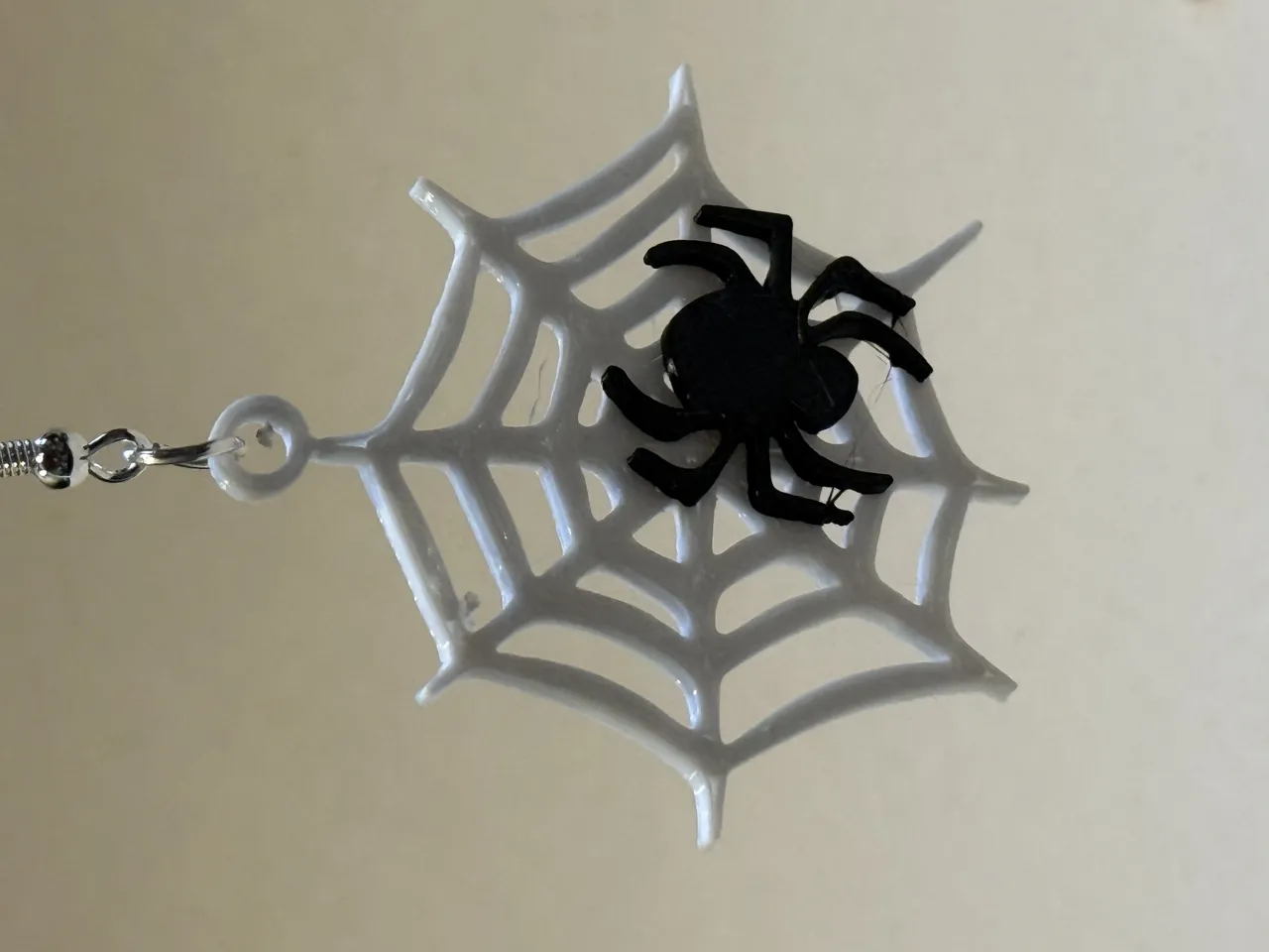 Spider Web Earrings with Optional Spider view 3