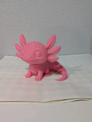 Letrero o emblema decorativo: Axolotl Bobblehead — vista de referencia 3