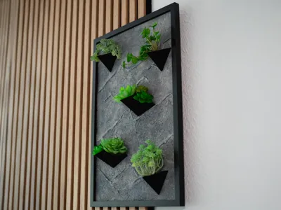 Triangle Plant Wall-Pot