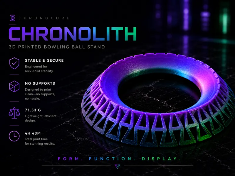 Bowling Ball Holder | Chronolith