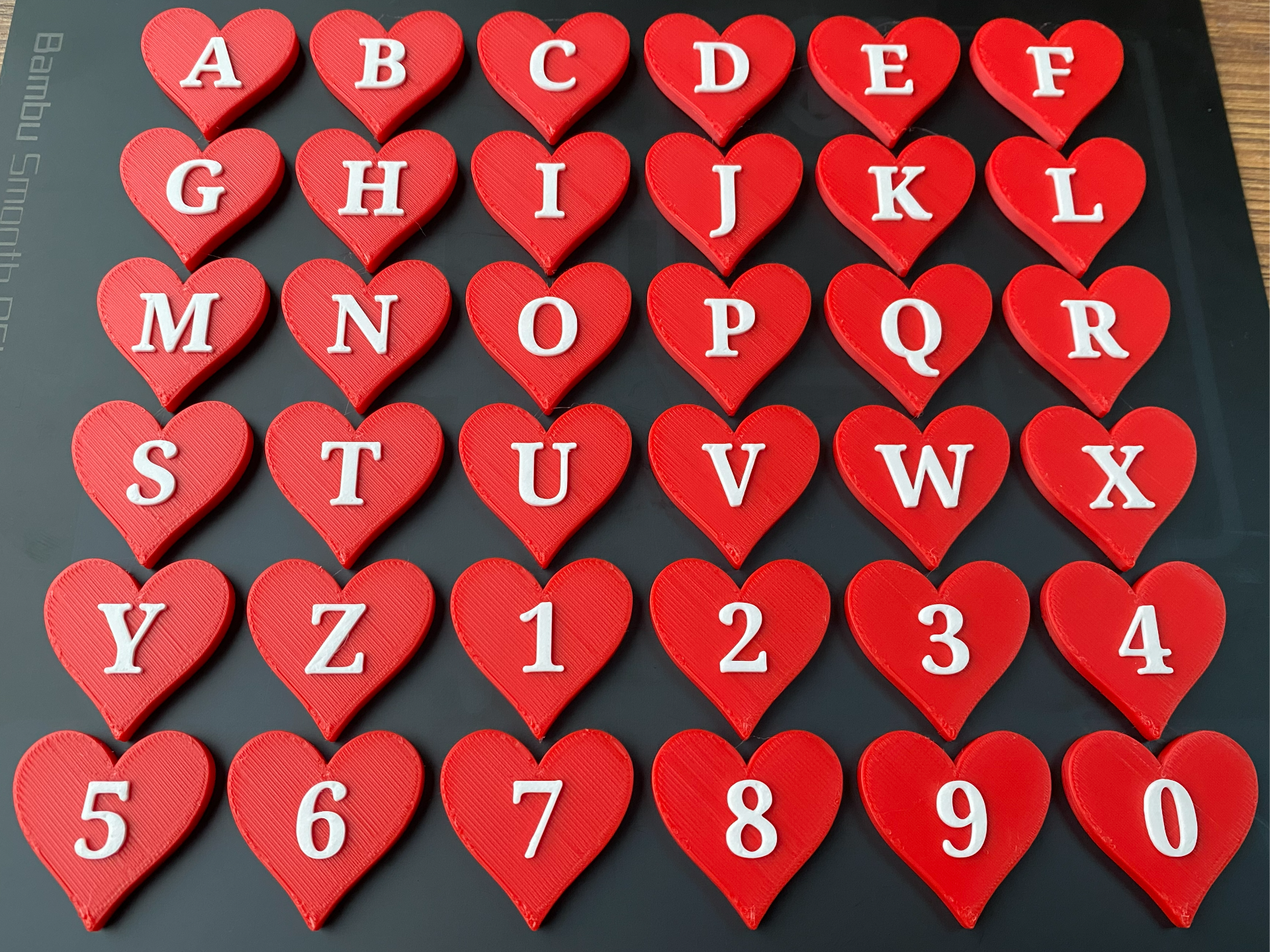 Heart Letters & Symbols – Alphabet +