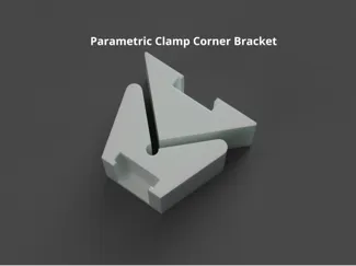 Parametric Corner Clamp Bracket