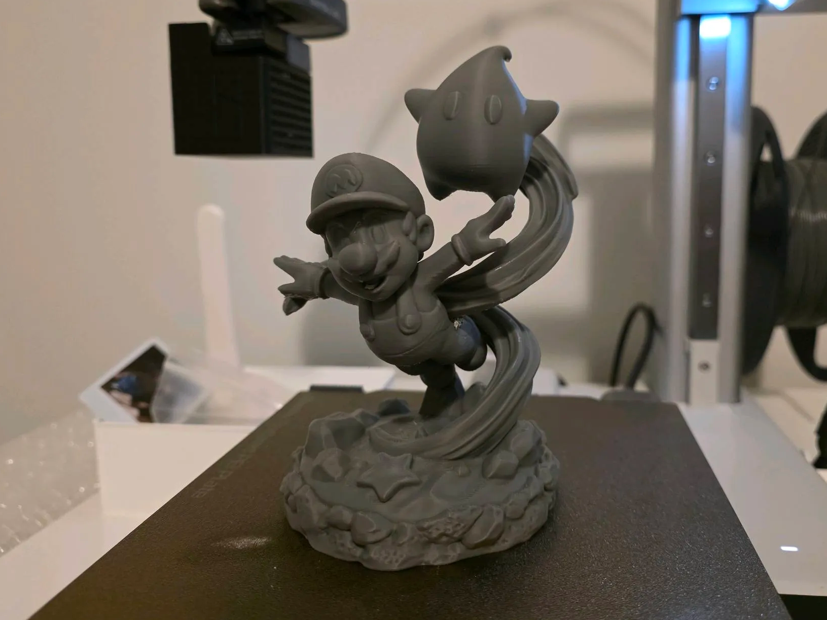 3Dプリント スーパーマリオギャラクシー＆チコ - ジオラマフィギュア