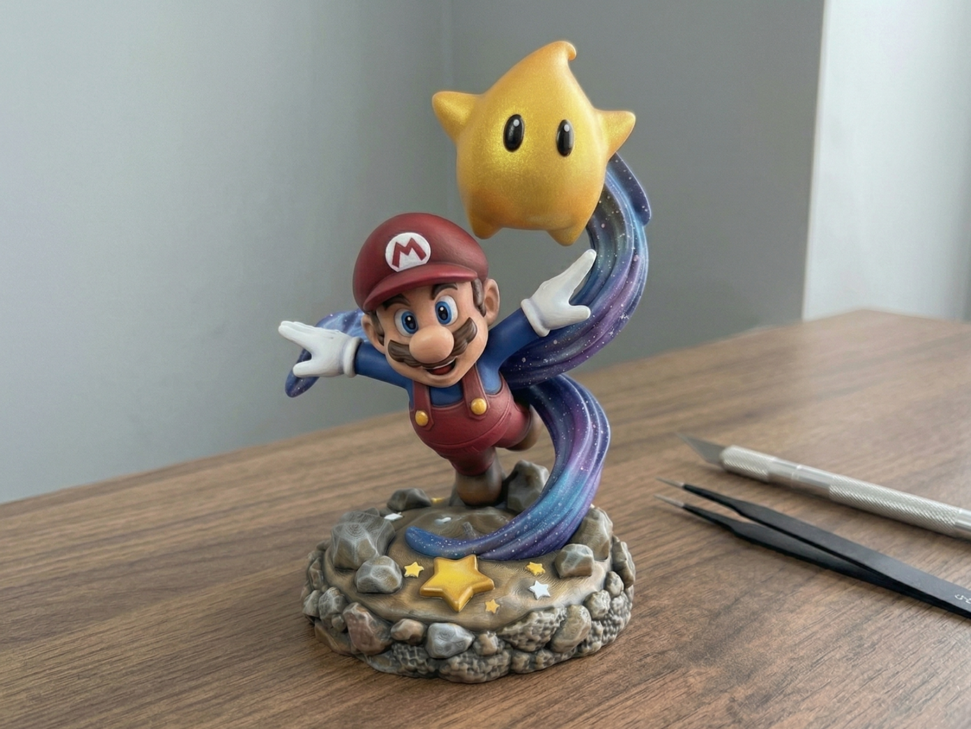Super Mario Galaxy & Luma - Diorama Figure
