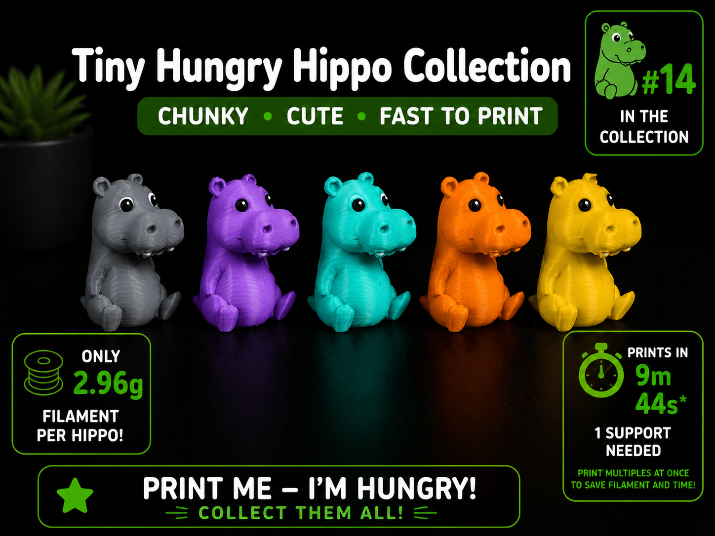 Tiny Hungry Hippo – Chunky Pal in Under 10 Minutes