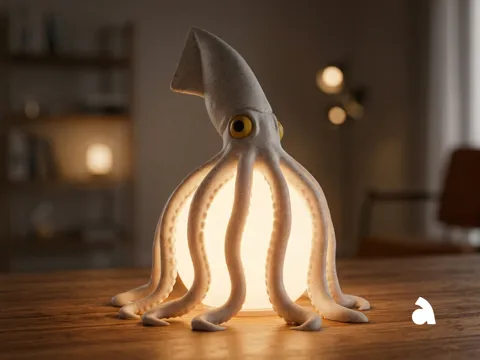 Squid Table Lamp - LED Kit Compatible