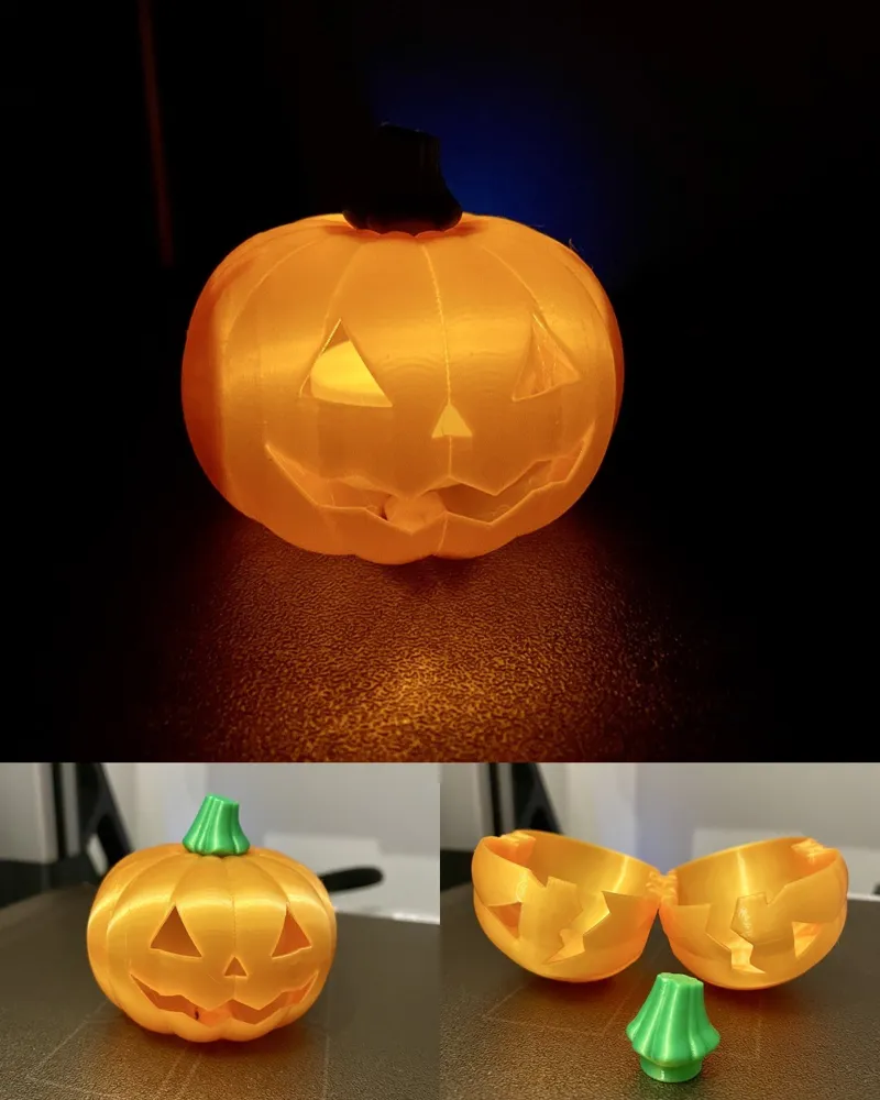 Pumpkin Box (Print in Place, Print by object)