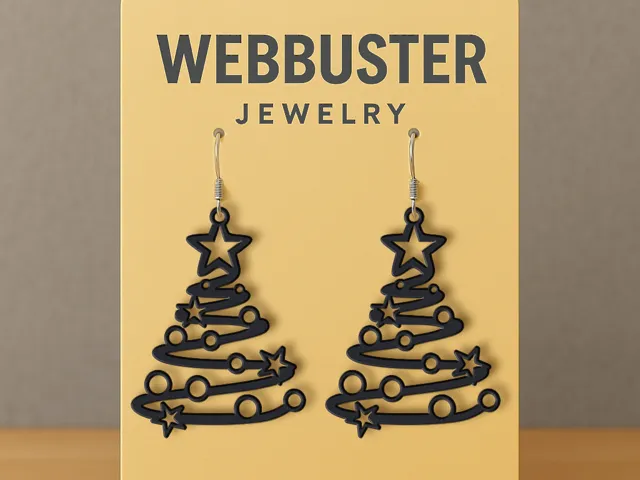 Spiral of Joy Christmass Earrings