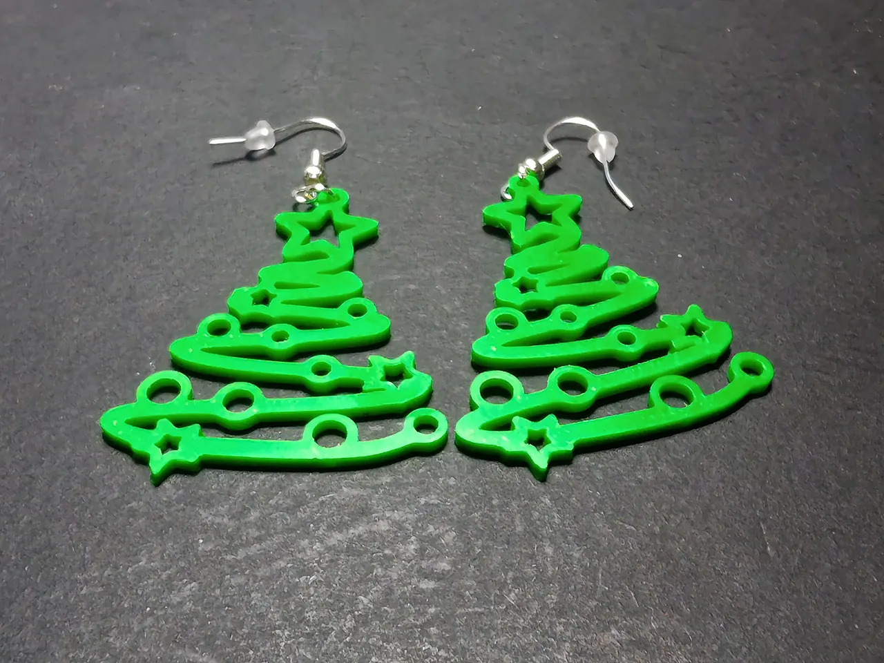 Spiral of Joy Christmass Earrings view 4