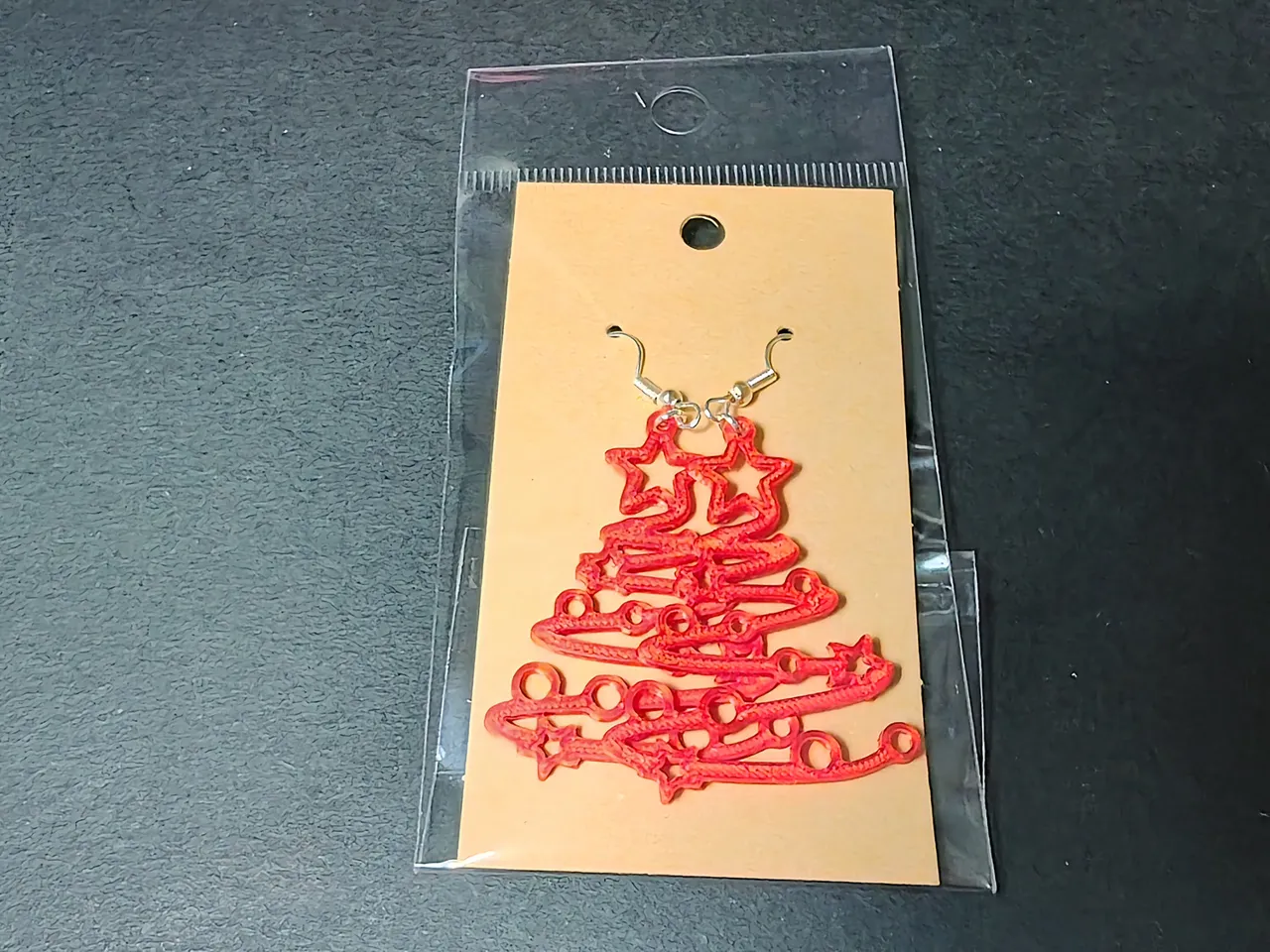 Spiral of Joy Christmass Earrings view 3