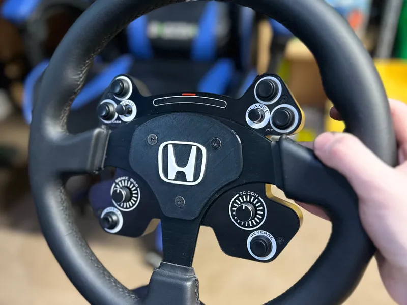 Honda Moza CS wheel logo plate 70mm PCD
