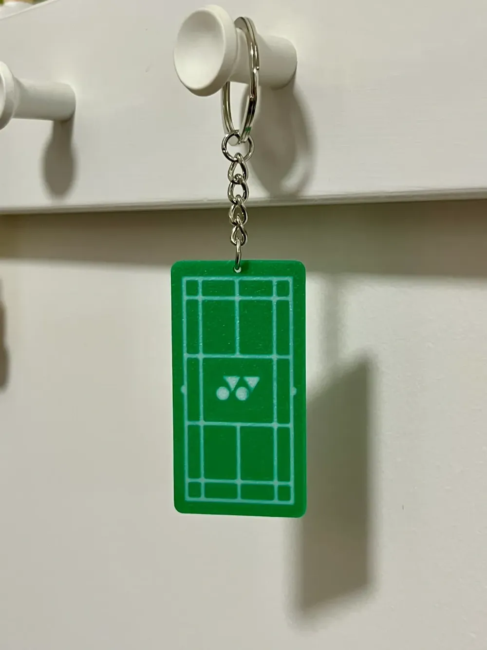 Badminton Court Keychain/Keyring (Dual-color printing requires AMS) by ...