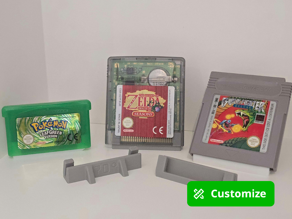 Gameboy Cartridge Stand [Parametric ]