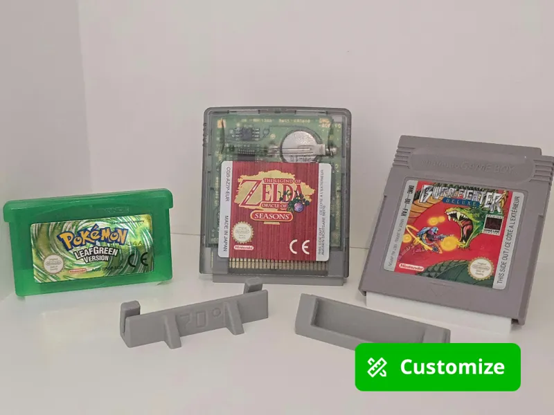 Gameboy Cartridge Stand [Parametric ]