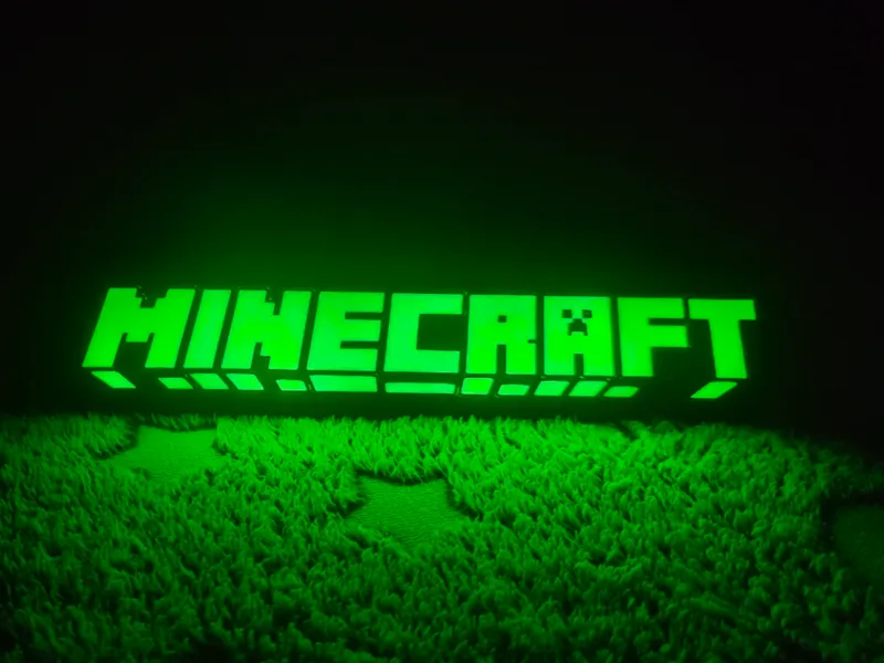 lampara de minecraft
