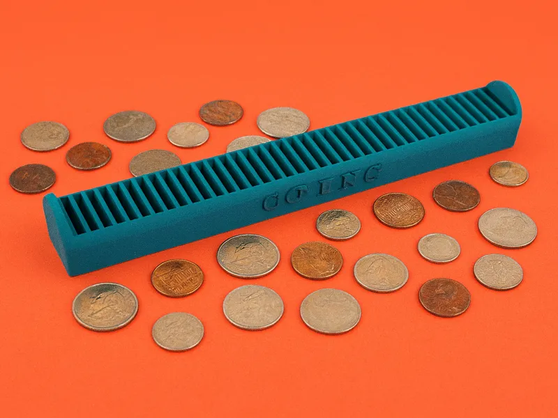 simplistic coin container