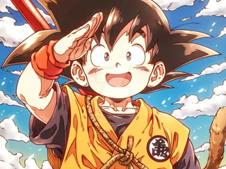 Kid Goku by Leork-Dream Hueforge by Samiam2714