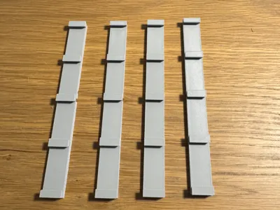 32mm base model rails