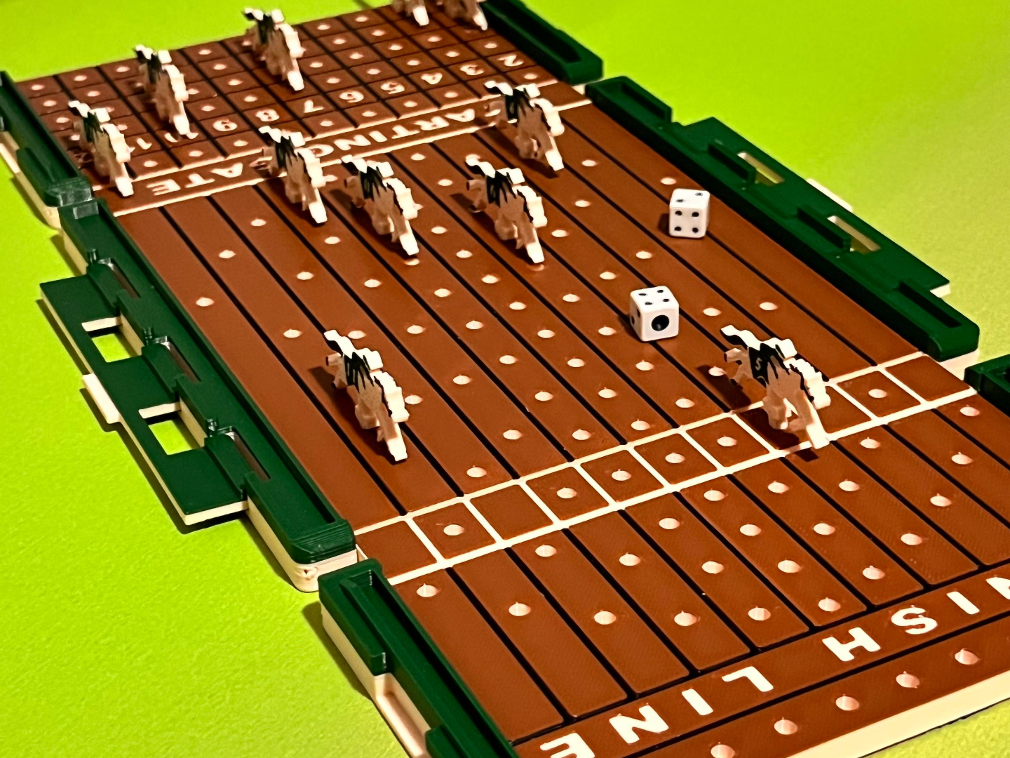 Foldable Horse Racing Board Game